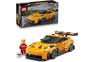 LEGO Speed Champions Porsche 911 GT3 RS Super Car Toy - Model Kit & Pretend Play Toy for Boys & Girls, Ages 9+ - Sports Car B