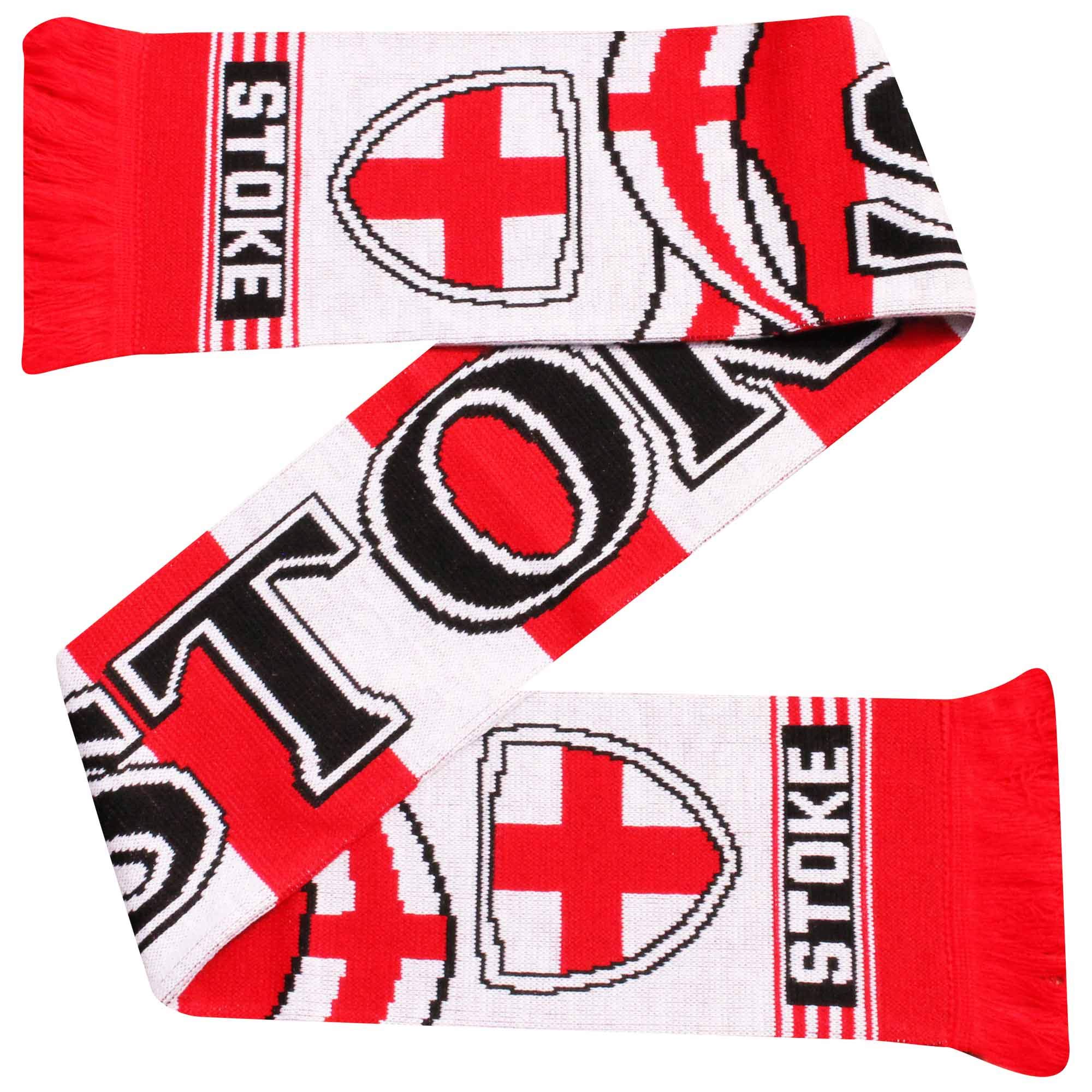 Stoke City Football Fans Scarf (100% Acrylic)