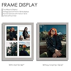 DUENPY 12x16 Picture Frame 5x7 Collage Picture