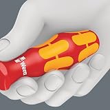 Wera Kraftform Plus 7pc Screwdriver Set 160iSS-7 VDE 1000V Red Yellow view 8