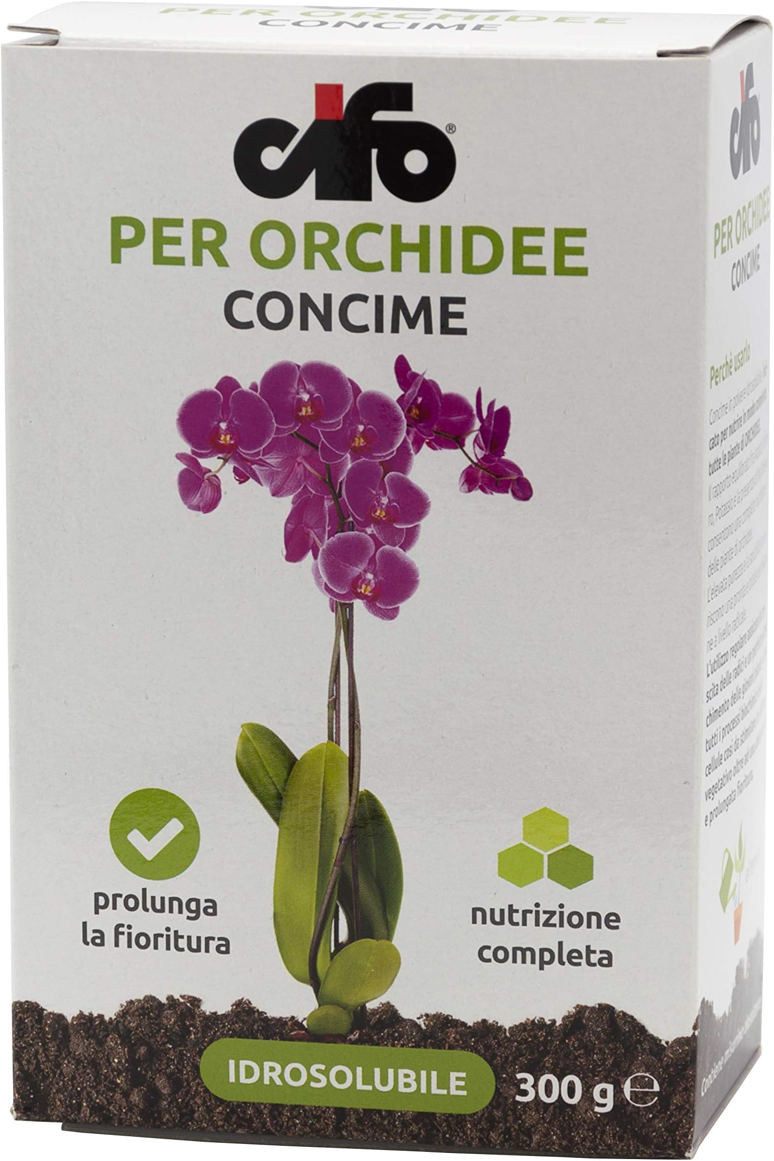 Cifo GRANVERDE ORCHIDEE - Concime in polvere per Orchidee Gr. 300
