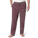 Amazon Essentials Mens Straight-Fit Woven Pajama Pant with Pockets