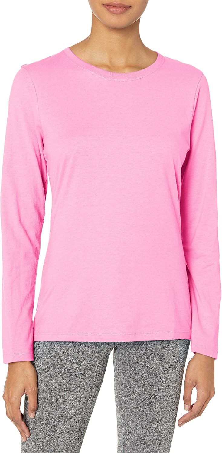 Hanes Women's LongSleeve Crewneck TShirt 2P at Amazon Women’s Clothing store