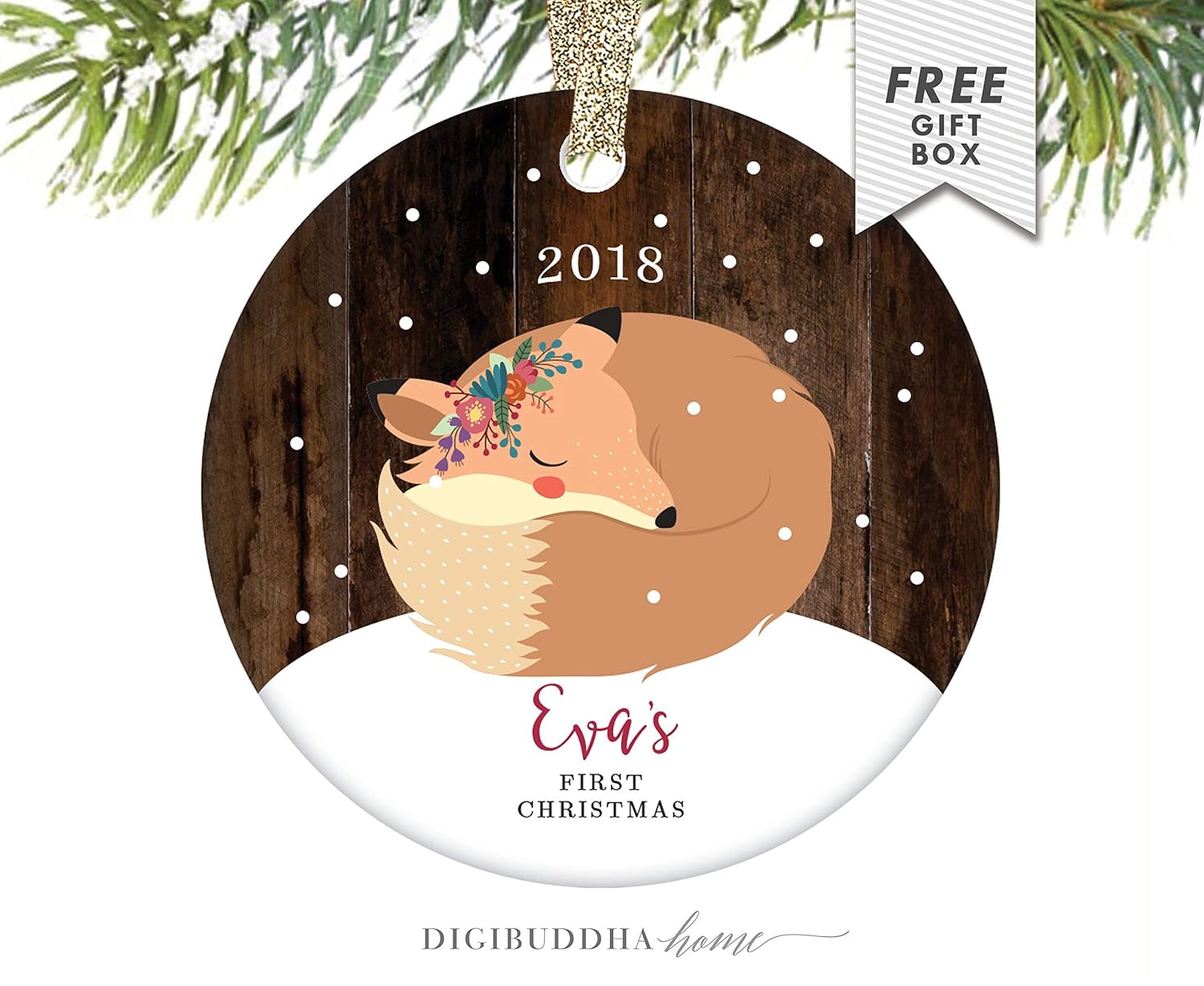 Babys First Christmas 2019 Ornament and Raccoon Woodland ...