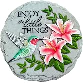 Spoontiques - Garden D&eacute;cor - Hummingbird Stepping Stone - Decorative Stone for Garden