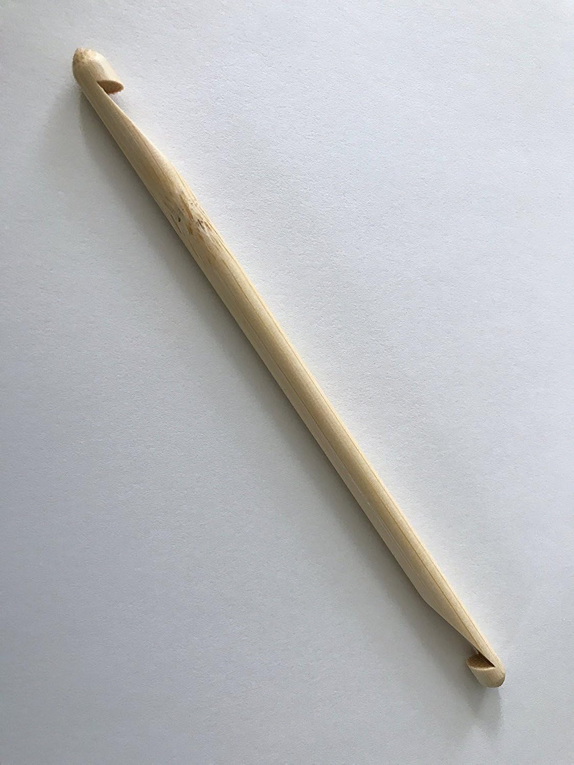 Double Ended Bamboo Tunisian Crochet Hook (Choose Size