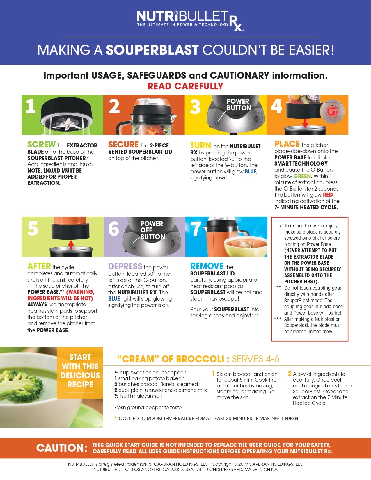 nutribullet Rx Cross Blade & Brush