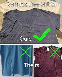 EyMuse T Shirts for Women Short Sleeve V Neck Basic