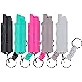 SABRE Pepper Spray, Maximum Police Strength OC Spray, Quick Release Keychain for Easy Carry and Fast Access, Finger Grip for More Accurate and Faster Aim, 0.54 fl oz, Secure and Easy to Use Safety