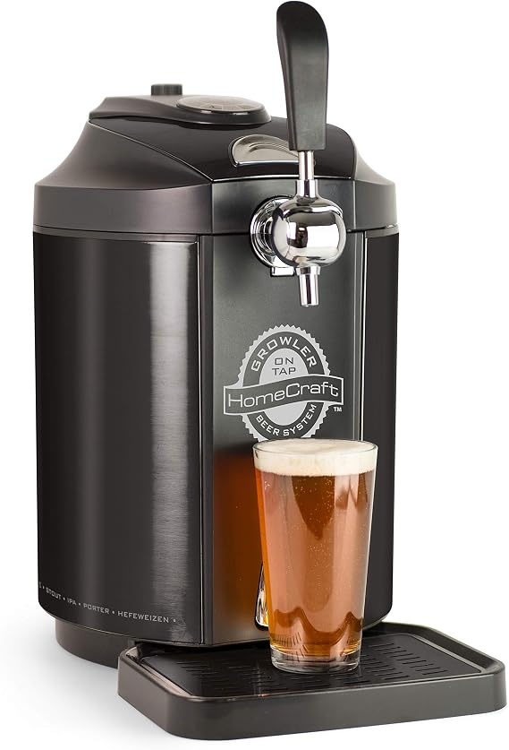 Homecraft Black Stainless Steel Mini Kegerator Cooling System