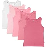 HonestBaby Unisex-Baby Sleeveless Muscle T-Shirts 100% Organic Cotton for Infant Baby and Toddler Boys, Girls