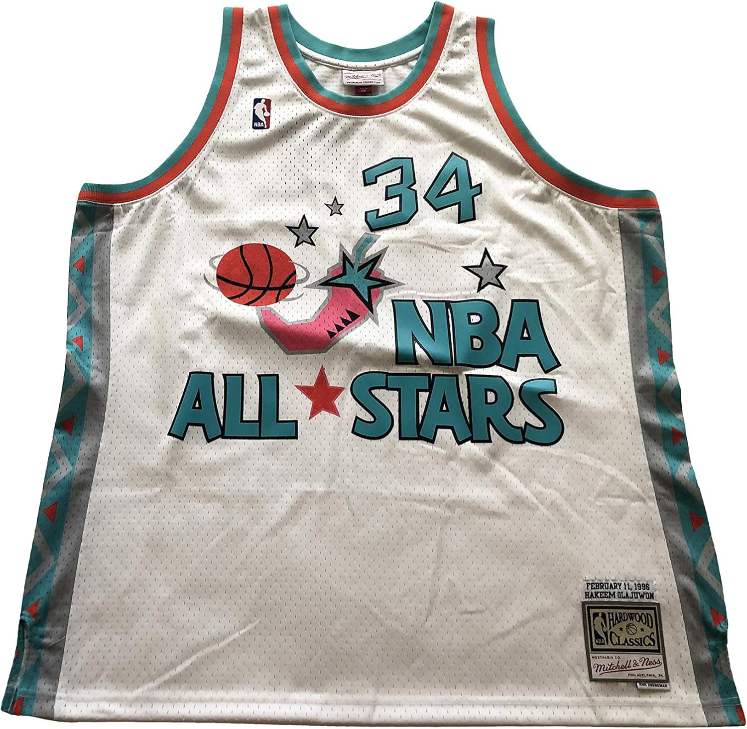olajuwon jersey mitchell and ness