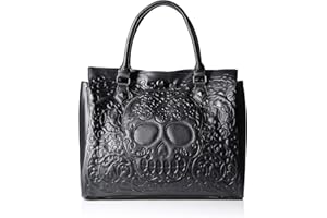 Loungefly Lattice Skull Tote Shoulder Bag, Black, One Size