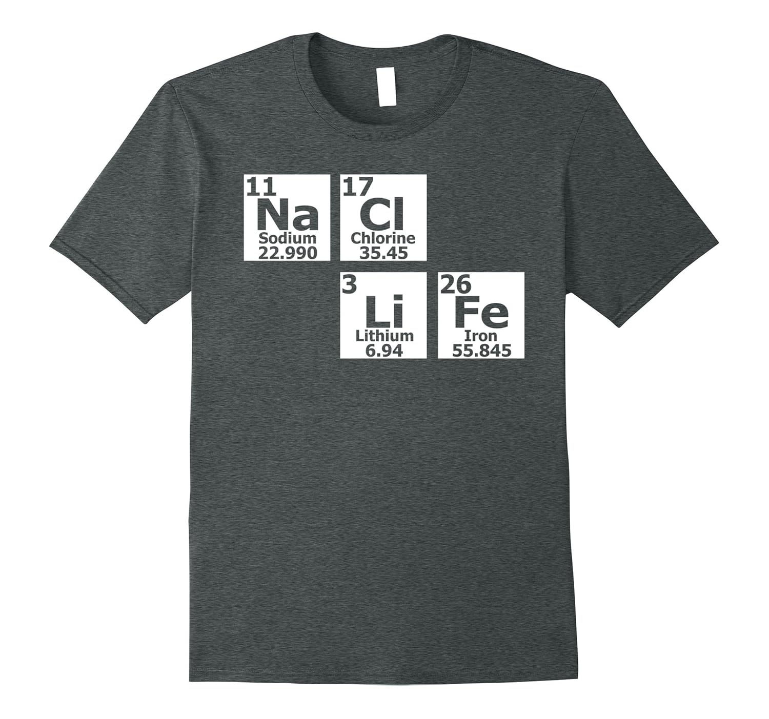 T Shirt Salt Periodic Table ChemistryTovacu