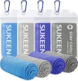 Sukeen 4 Pack Cooling Towel 40x12 Ice Towel Microfiber Yoga Gym Running
