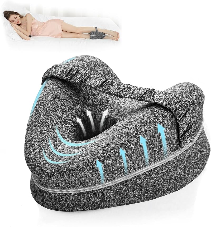 BEAUTRIP Leg Pillow Ergonomic Memory Foam Knee Pillow with Strap