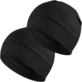 Headshion 100% Cotton Skull Caps Beanie Sleeping Hats for Men Women | Lightweight, Soft & Breathable Skully Head Cover, Helmet Liner for Cycling & Running, Wicking CPAP Chemo Bald Nightcap