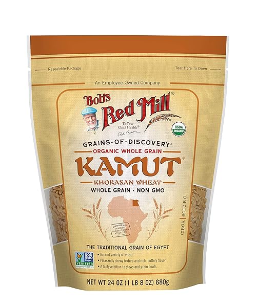BOB’S RED MILL ORGANIC KAMUT(R) KHORASAN WHEAT BERRIES,...