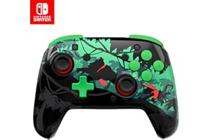 Turtle Beach Rematch Wireless Controller Officially Licensed for Nintendo Switch, Switch Lite/OLED, Works w/Nintendo Switch 2, Lenticular Shift Design Rechargeable Battery – Donkey Kong Green/Black