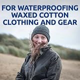 Nikwax Wax Cotton Proof Spray 300ml Water Repellent for Waxed Jackets Bags view 2