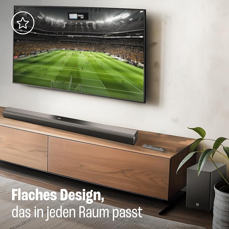 Cinema SB 550 – 3.1-Kanal-Soundbar mit integriertem Subwoofer für Heimkino Sound-System – Mit Bluetooth-Musik-Streaming und Dolby Audio – Schwarz