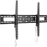 ONKRON TV muurbeugel plat voor grote 55-100 inch tv's tot 75 kg, ultra slim tv-wandhouder, stevig, max VESA 800 x 600, universele televisiehouder, muur, zwart, UF4-B ONKRON TV muurbeugel plat voor grote 55-100 inch tv's tot 75 kg, ultra slim tv-wandhouder, stevig, max VESA 800 x 600, universele televisiehouder, muur, zwart, UF4-B