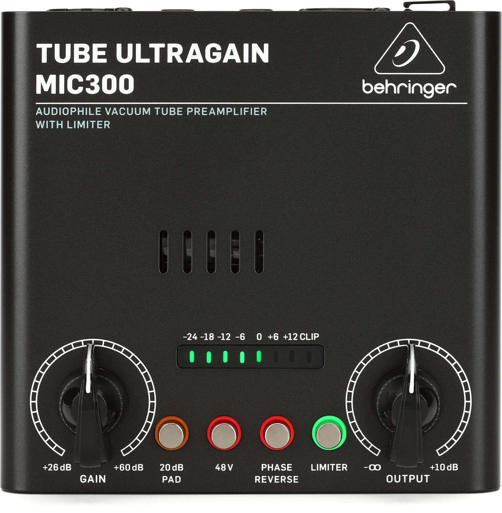 Photo 1 of Behringer MIC300 Audiophile Vacuum Tube Preamplifier with Limiter