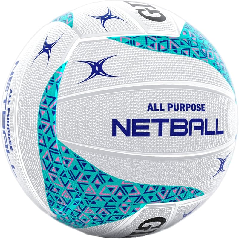 Gilbert APT Training Netball White/Blue Size 4 Brand New