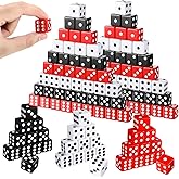 Poen 150 Pcs Casino Dice Bulk, 16mm Standard Game Dice Bulk, 3 Colors