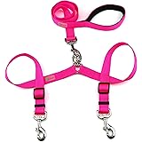 DCbark Double Dog Leash, Premium Quality No-Tangle Leash for 2 Dogs