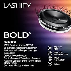Lashify Bold 16mm Gossamer Eyelash Extensions