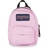JanSport Mini Break &ndash; Extra Small Keychain/Bag Charm, Pink Ice | Micro Backpack Accessory for Tiny Essentials, Coin Purse, or Chapstick