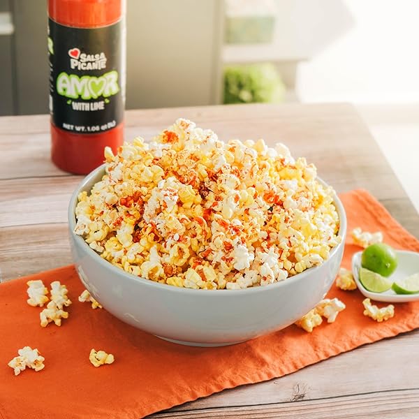 AMOR HOT SAUCE WITH LEMON MEDIUM, RED, 33OZ