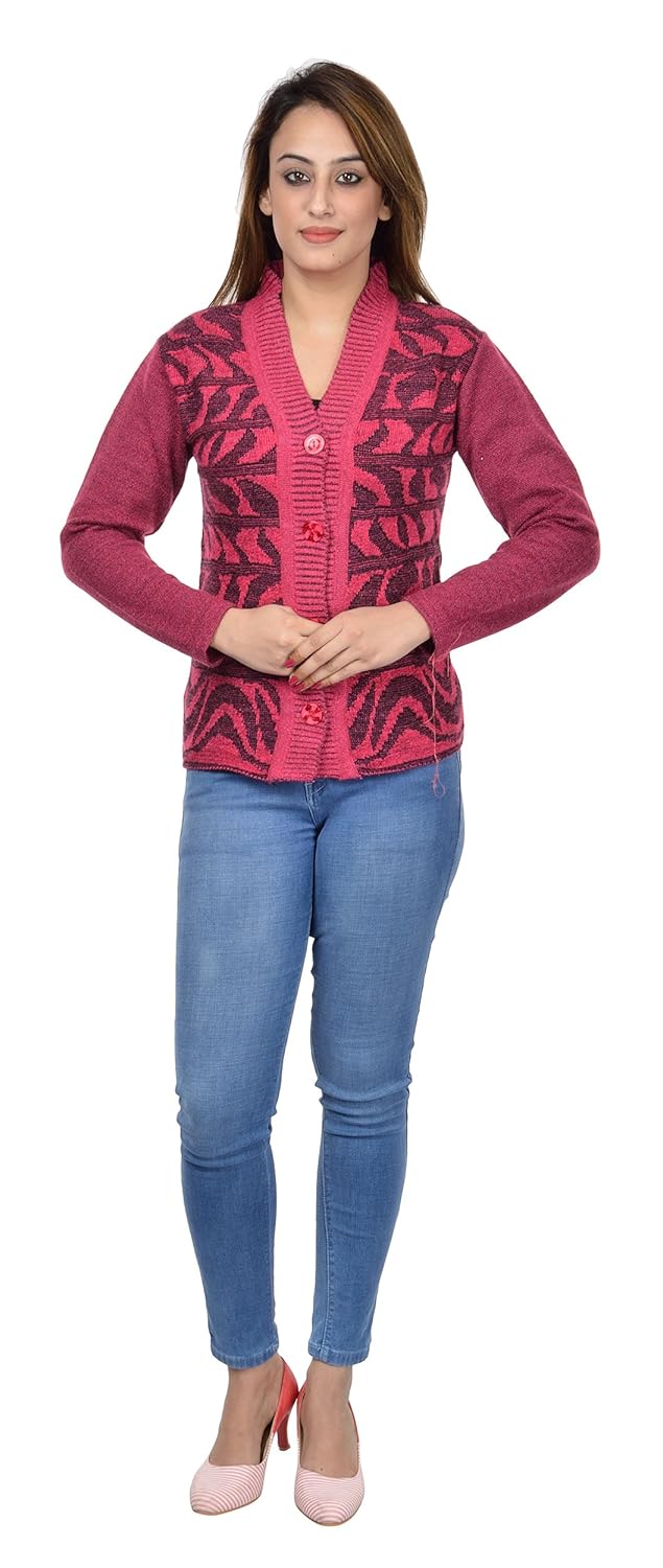 pilot full sleeve women's woolen cardigan