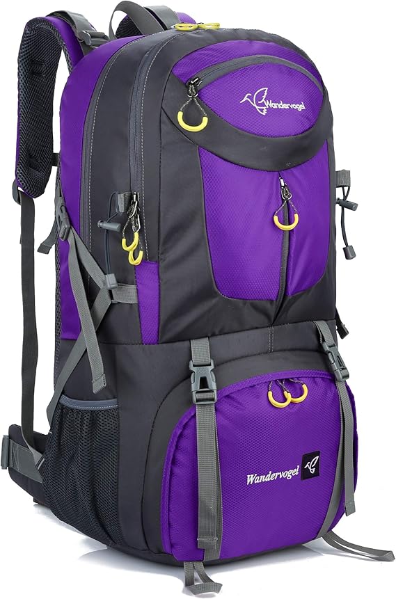 Rucksack Wanderrucksack Leicht Wasserfest GROßE Kapazität von 50L