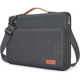 KIZUNA Laptop Sleeve Case 17 Inch Computer Shoulder Bag for LG Gram 17/17.3" Lenovo ThinkBook Plus 17/Dell G7/17 IdeaPad 3i Gen7/ Legion 5/5i/IdeaPad L340/HP Gaming Pavilion 17,Grey