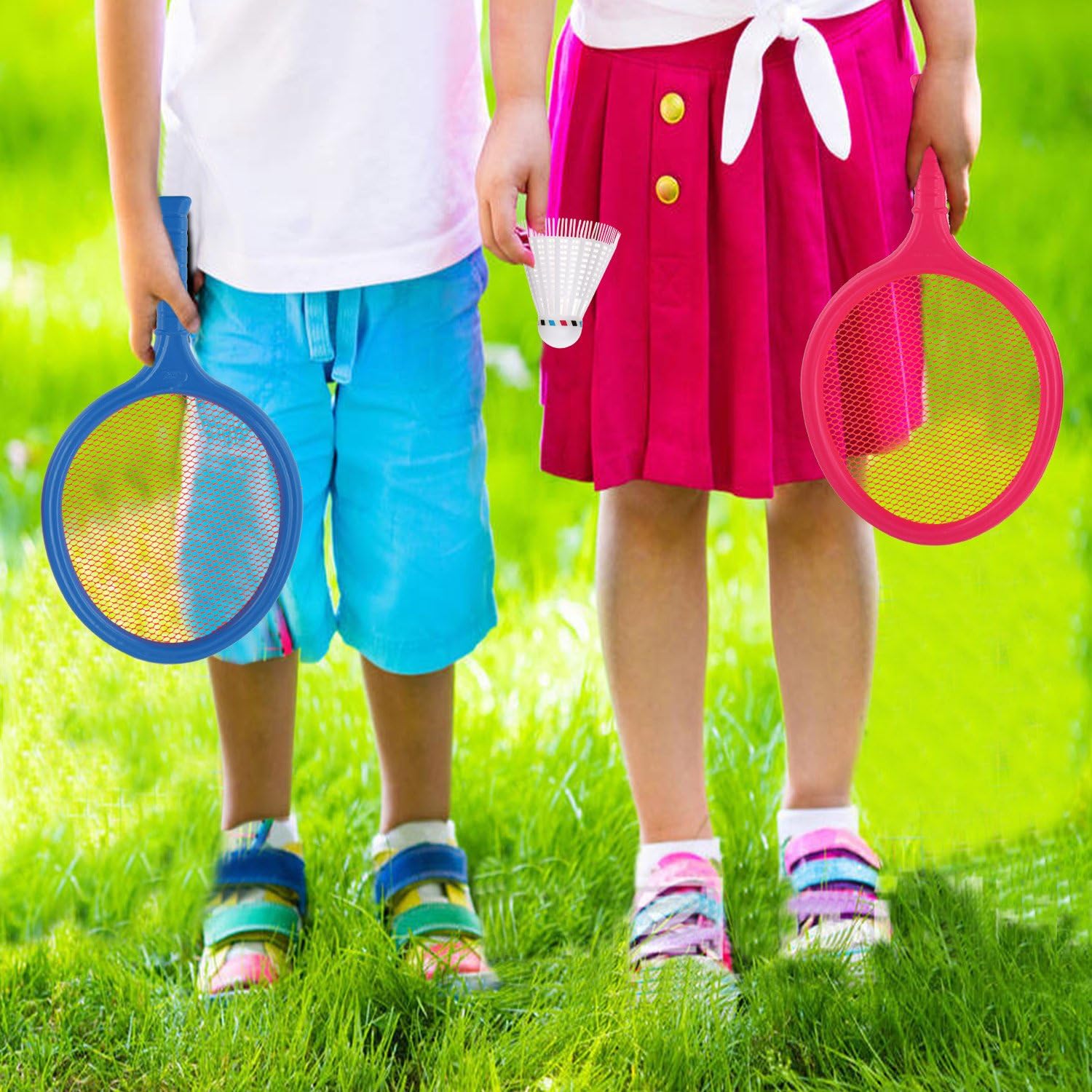 Liberty Imports Badminton Set for Kids with 2 Rackets, Ball and Birdie - Junior Tennis Racquet Play Game Beach Toys : Sports & Outdoors
