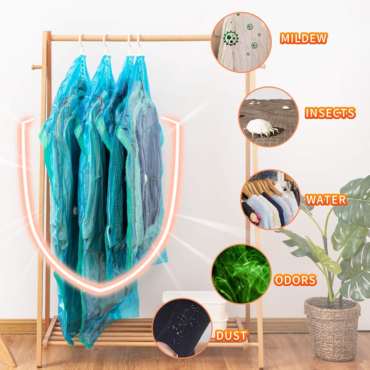Hanging Vacuum Storage Bags - Image 5
