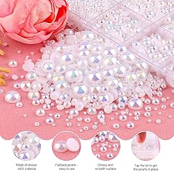 13000Pcs Flatback Pearls for Crafting
