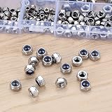 CHUYOU 230 Pcs Nylon Lock Nuts Set M3-M8 Stainless Steel Nylock Assortment Kit view 4