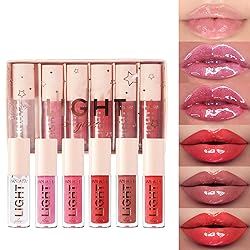 MAEPEOR Moisturizing Lipgloss Set 6PCS Smooth Shiny