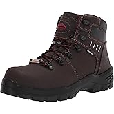 Avenger Foundation Work Boots for Men - Waterproof, Non-Slip, PR, EH, Met Guard, Carbon Toe Safety Shoes - ASTM F2413, Brown