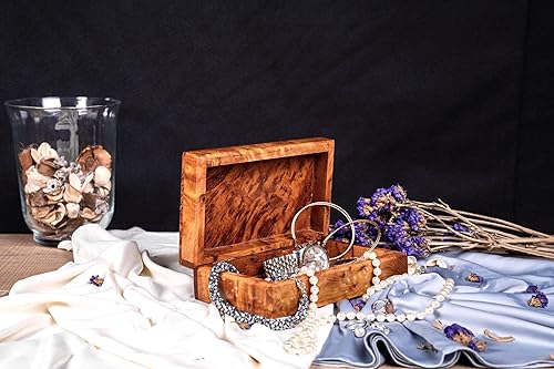 Hand Carved Wooden Multipurpose Keepsake Jewelry Decorative Art