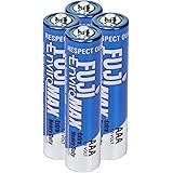 Fuji Enviromax 3400BP4 EnviroMax AAA Extra Heavy-Duty Batteries (4 pk), Blue, Standard
