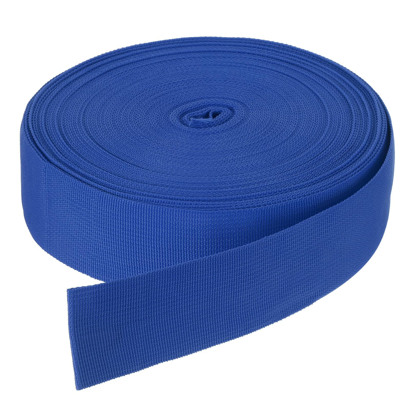 DMiotech 50 Yard x 2 Inch Width Nylon Webbing Strap Poly Flat Webbing Strapping for DIY Craft Backpack Strapping, Sewing, Outdoor Gear Repair, Bright Blue