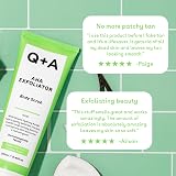 Q+A AHA Exfoliator Body Scrub 250ml Vanilla Coconut Scent Hydrates view 9