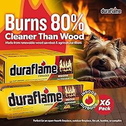 Duraflame 6-Pack Fire Logs for Indoor and Outdoor