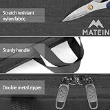 MATEIN 17 Inch Laptop Bag TSA Friendly Water-Resistant Sleeve with Pockets Black view 7