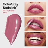 Revlon ColorStay Satin Ink Liquid Lipstick Mauvey Darling 008 Longwear Black view 2