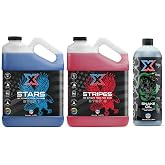 Chem-X Touch Free Clean + Seal Bundle: Stars and Stripes: The Ultimate Touch Free Vehicle Wash (2 1g) + Snake Oil Venom: Graphene Foam Sealant (32oz)
